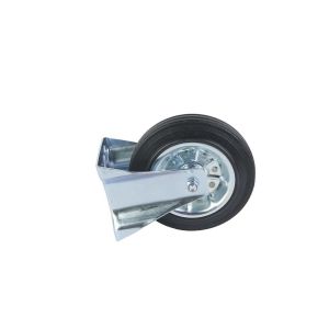 Колесо неповоротное усиленное резина FRC 80 200 мм