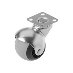 Колесо мебельное поворотное резиновое SCmg 20 40 мм