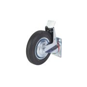 Колесо поворотное резина SCb 80 200 мм с тормозом (F)
