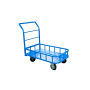 Тележка платформенная TOR ТП-МБ (700х1200) с бортами (колеса 160мм)